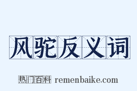 风驼反义词是什么意思的图片